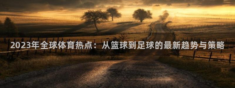 快体育五大联赛直播：2023年全球体育热点：从篮球到足球的最新趋势与策略